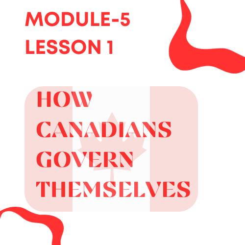 How Canadians Govern themselves