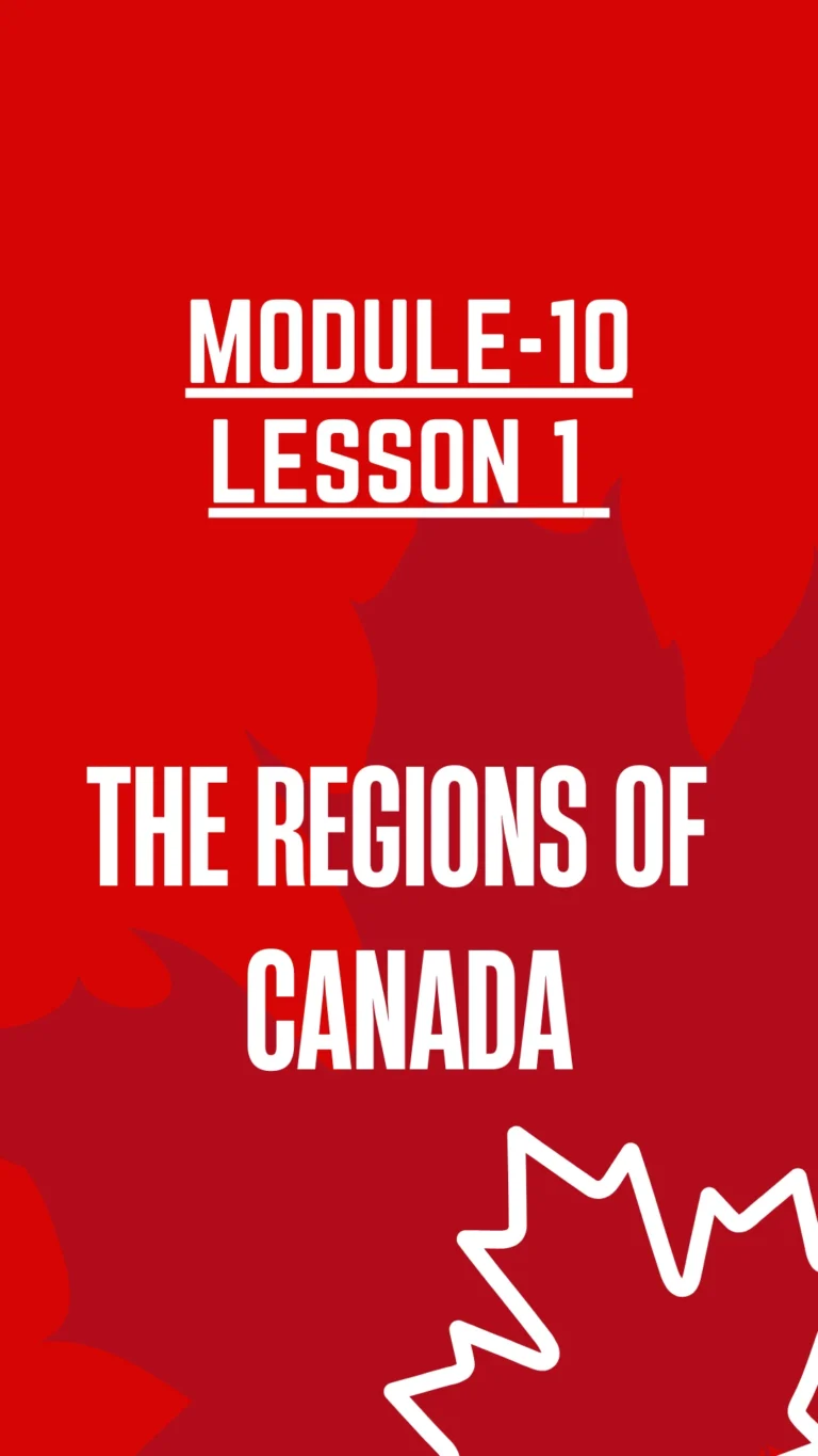 the regions of Canada